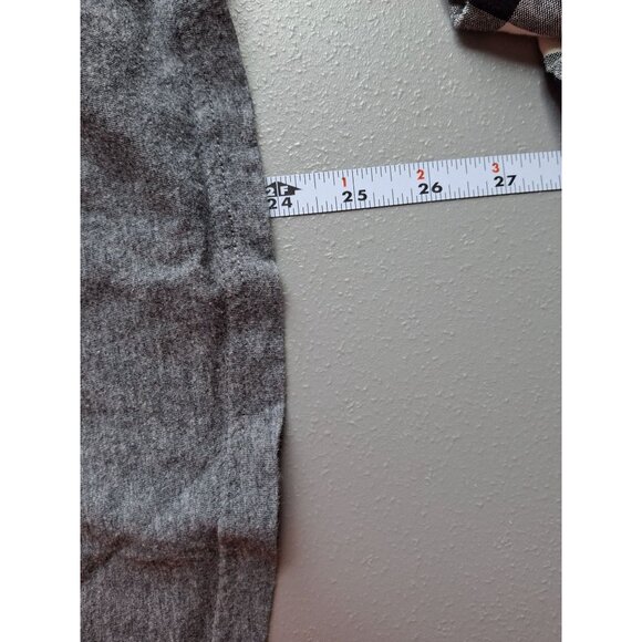 V Christina Womens Ruffle Neck Top Small Gray Sleeveless Preppy Dark Academia - Picture 7 of 7